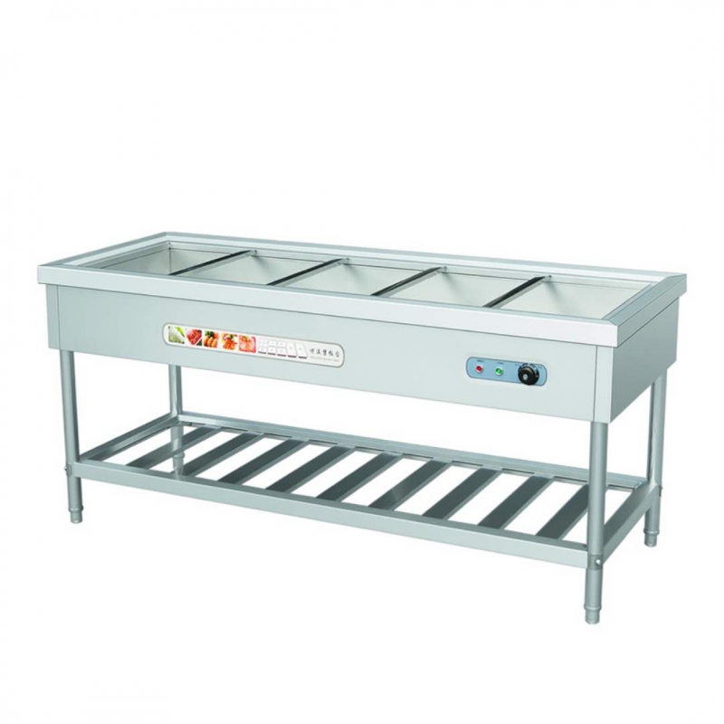Under the lattice thermal insulation rice table