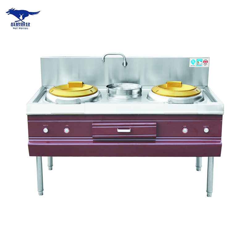 Side inlet type gas stove